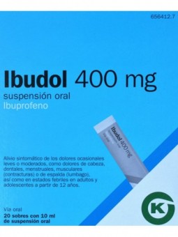 IBUDOL 400 MG SUSPENSION...